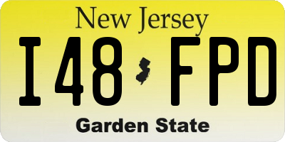 NJ license plate I48FPD