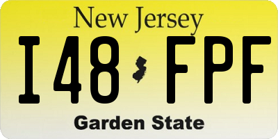 NJ license plate I48FPF