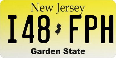 NJ license plate I48FPH
