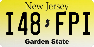 NJ license plate I48FPI