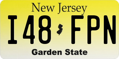 NJ license plate I48FPN