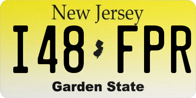 NJ license plate I48FPR