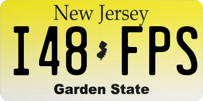 NJ license plate I48FPS