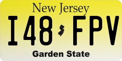 NJ license plate I48FPV