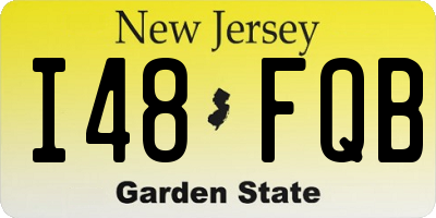 NJ license plate I48FQB