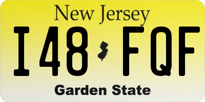 NJ license plate I48FQF