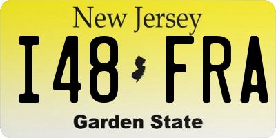 NJ license plate I48FRA