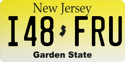 NJ license plate I48FRU