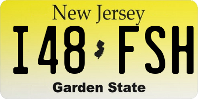 NJ license plate I48FSH