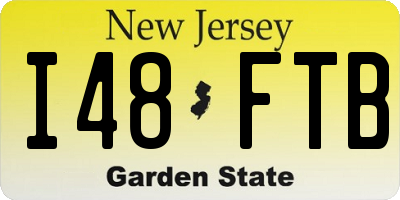 NJ license plate I48FTB
