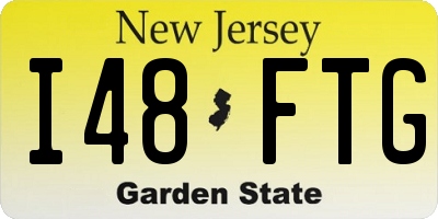 NJ license plate I48FTG