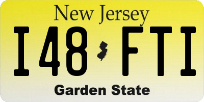 NJ license plate I48FTI