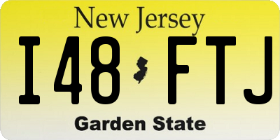 NJ license plate I48FTJ