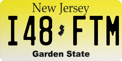 NJ license plate I48FTM