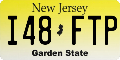 NJ license plate I48FTP