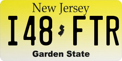 NJ license plate I48FTR