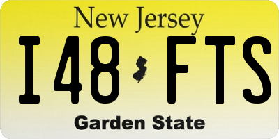 NJ license plate I48FTS