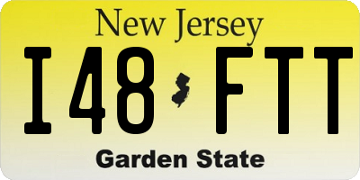 NJ license plate I48FTT