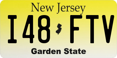 NJ license plate I48FTV