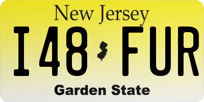 NJ license plate I48FUR