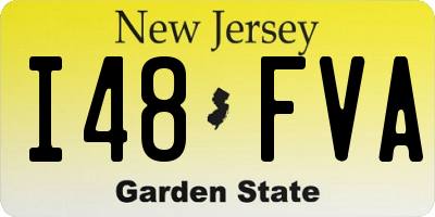 NJ license plate I48FVA