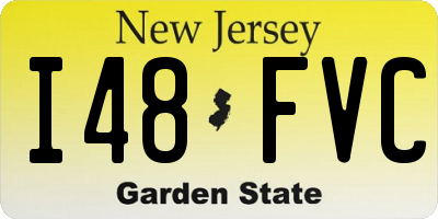 NJ license plate I48FVC