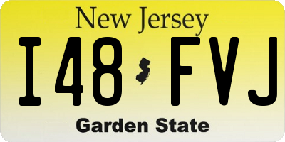 NJ license plate I48FVJ
