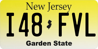 NJ license plate I48FVL