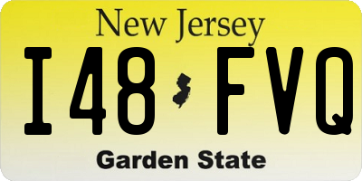 NJ license plate I48FVQ