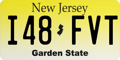 NJ license plate I48FVT