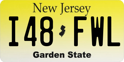 NJ license plate I48FWL