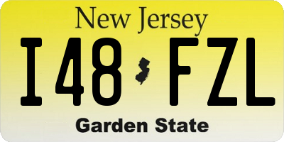 NJ license plate I48FZL