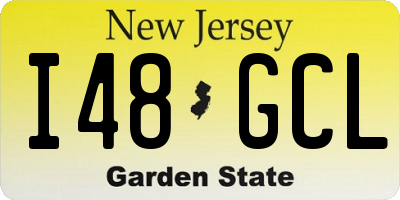 NJ license plate I48GCL