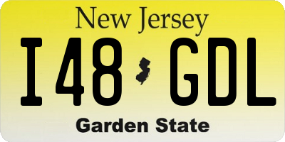NJ license plate I48GDL