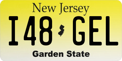 NJ license plate I48GEL