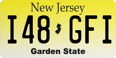 NJ license plate I48GFI