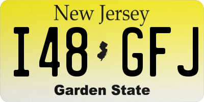 NJ license plate I48GFJ
