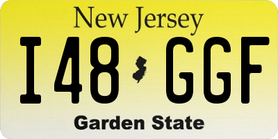 NJ license plate I48GGF