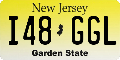 NJ license plate I48GGL