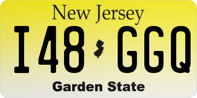 NJ license plate I48GGQ