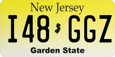 NJ license plate I48GGZ