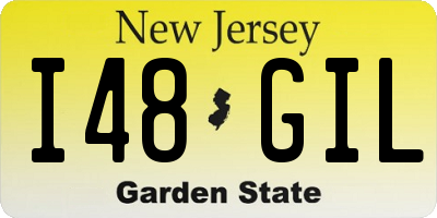 NJ license plate I48GIL