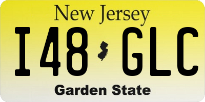 NJ license plate I48GLC