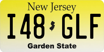 NJ license plate I48GLF