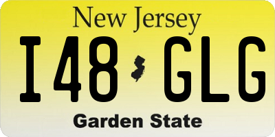 NJ license plate I48GLG
