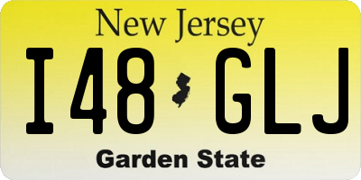 NJ license plate I48GLJ