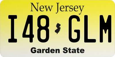 NJ license plate I48GLM