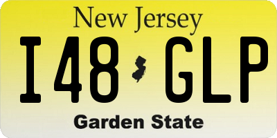 NJ license plate I48GLP