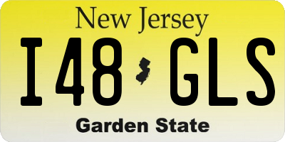 NJ license plate I48GLS