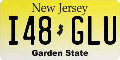 NJ license plate I48GLU